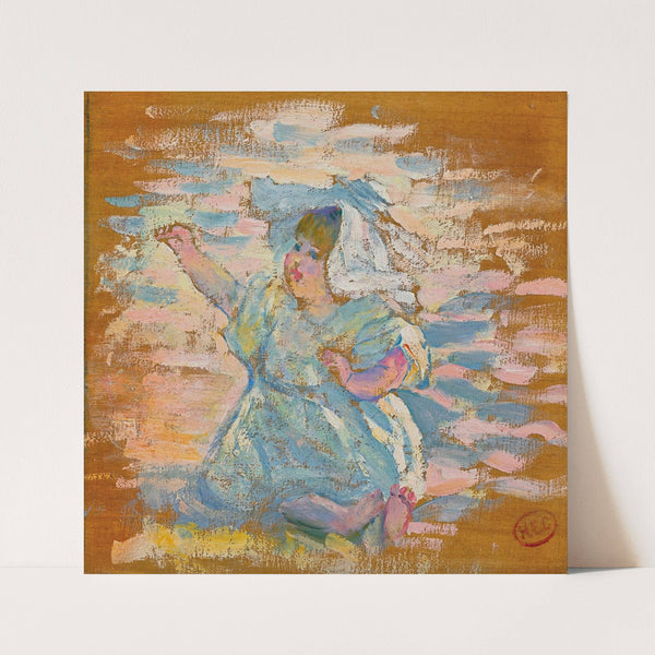 Étude pour ‘Mère jouant avec son enfant’ (1897-99) by Henri-Edmond Cross