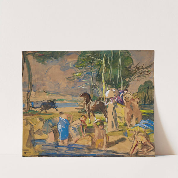 Etude pour Nausicaa (circa 1915) by Lucien Simon