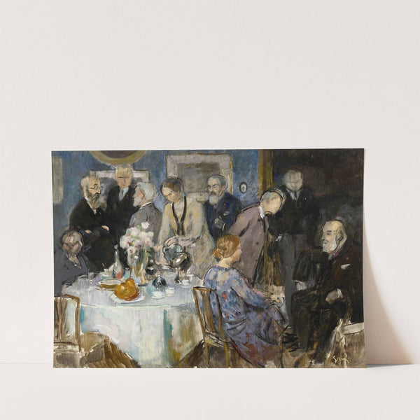 Étude pour 'Un groupe d'artistes' by Jules-Alexandre Grün