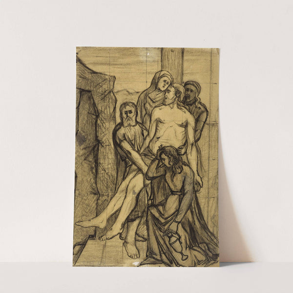 Etude pour une descente de croix by Arthur-Joseph Gueniot