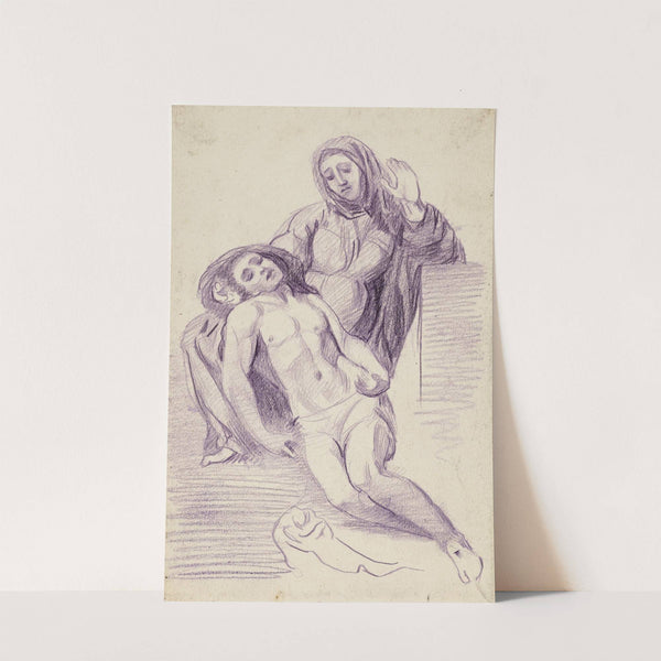 Etude pour une Piétà by Arthur-Joseph Gueniot
