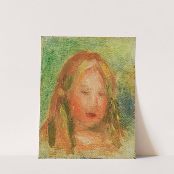 Étude; Tête D'enfant (Coco) by Pierre-Auguste Renoir