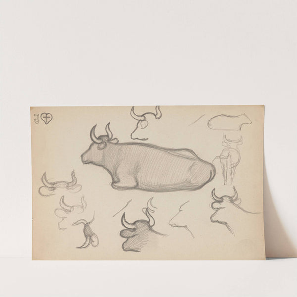 Études d’animaux, de paysages et de modèles by Eric Forbes-Robertson