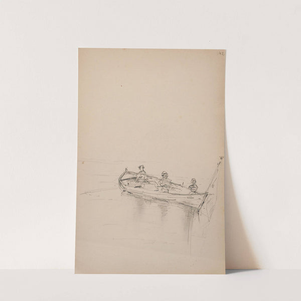 Études de barques by Henri de Toulouse-Lautrec