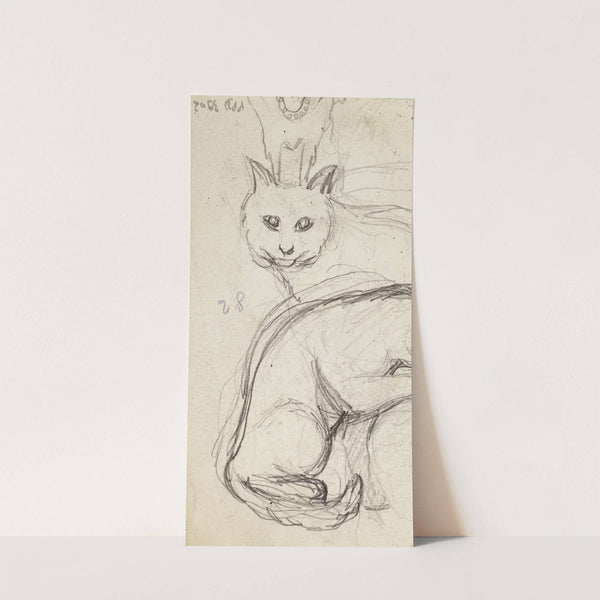 Etudes de chats by Arthur-Joseph Gueniot