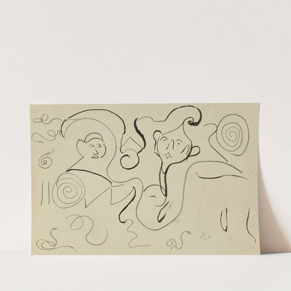 Études de visages by Jules Pascin