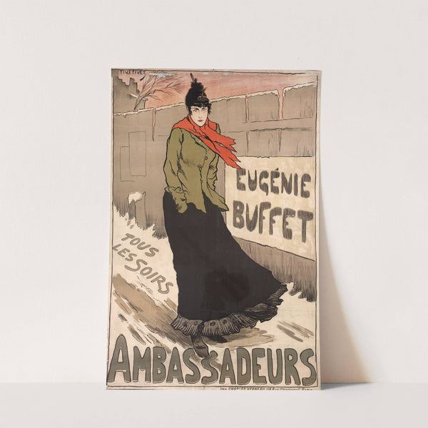 Eugénie Buffet - Ambassadeurs by Lucien Marie François Métivet