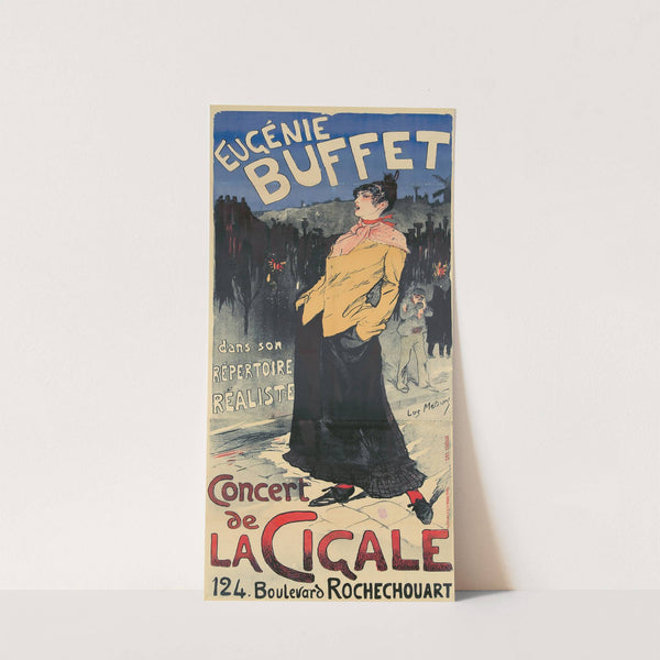 Eugénie Buffet, Concerté de La Cigale (1894) by Lucien Metivet