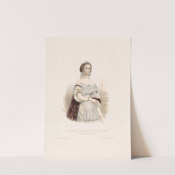 Eugenie de Guzman, comtesse de Teba, Impératrice des Français (1853) by Marie-Alexandre Alophe