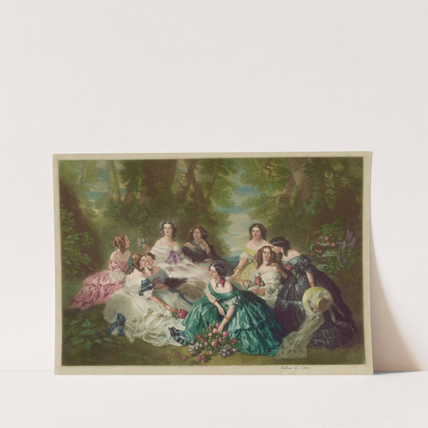 Eugénie, empress of the French and her maids of honor by Arthur L. Cox