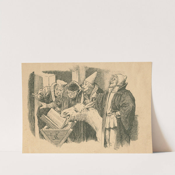 Eulenspiegel, the ass and the learned doctors of Erfurt (1904) by Eugen Klimsch