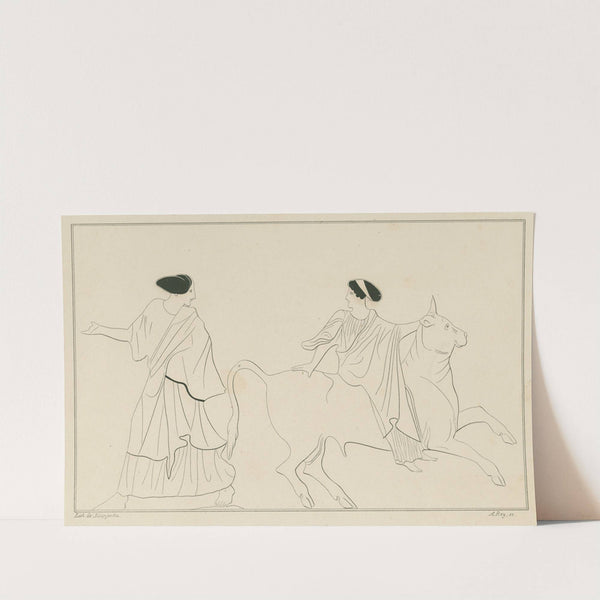 Europa and the bull, with the nymph Phoenicé. (1844-1861) by A. Rey