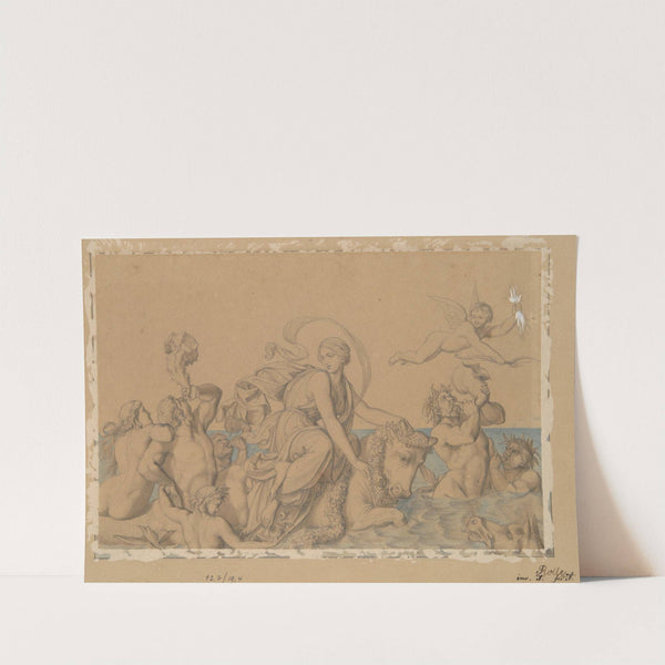 Europa and the Bull with Tritons and Nereids by Karl Gottlieb Rolle