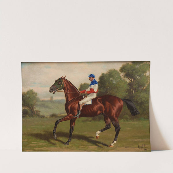 Eurus with Jockey Up (1889) by Henry Stull
