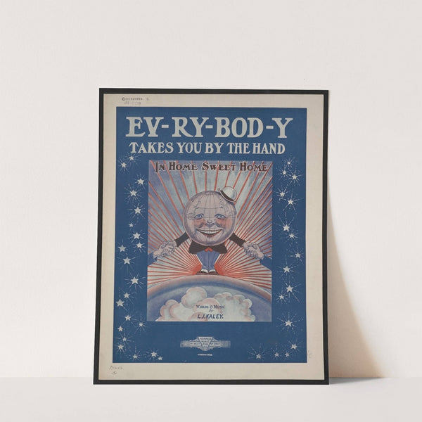 Ev-ry-bod-y takes you by the hand in home sweet home by Anonymous