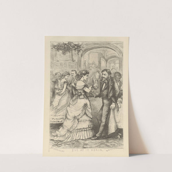 Eve is at it again (1871) by Thomas Nast