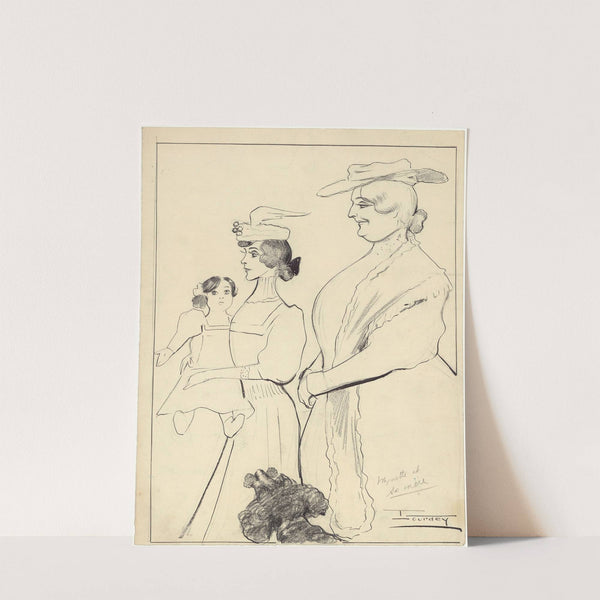 Eve Lavallière et Marie Magnier dans ‘Miquette et sa mère’ de Robert de Flers, Gaston Arman de Caillavet (1906) by Maurice Lourdey