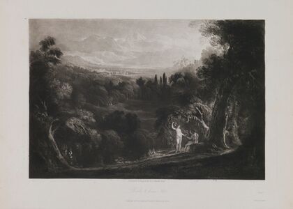 Eve Presenting the Forbidden Fruit to Adam (Book 9, Line 995) (1824–1827)
