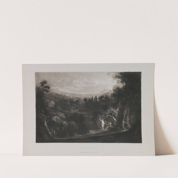 Eve Presenting the Forbidden Fruit to Adam (Book 9, Line 995) (1824–1827) by John Martin