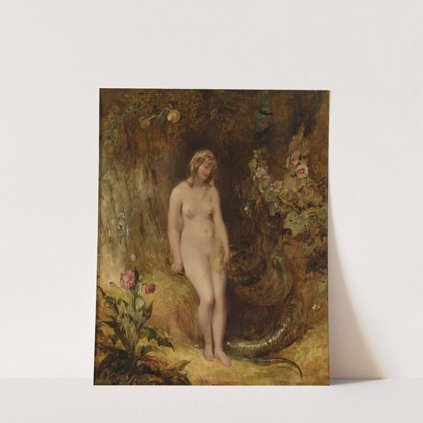 Eve With The Serpent by Alfred Joseph Woolmer