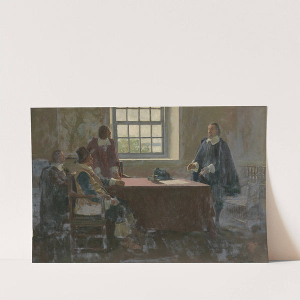 Even Sir William Berkeley, the redoubtable cavalier governor, saw that he must yield by Howard Pyle