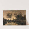 Evening by Théophile de Bock