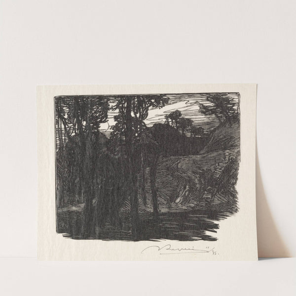 Evening (1895) by Auguste Louis Lepère