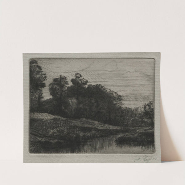 Evening (c. 1857–1911) by Alphonse Legros