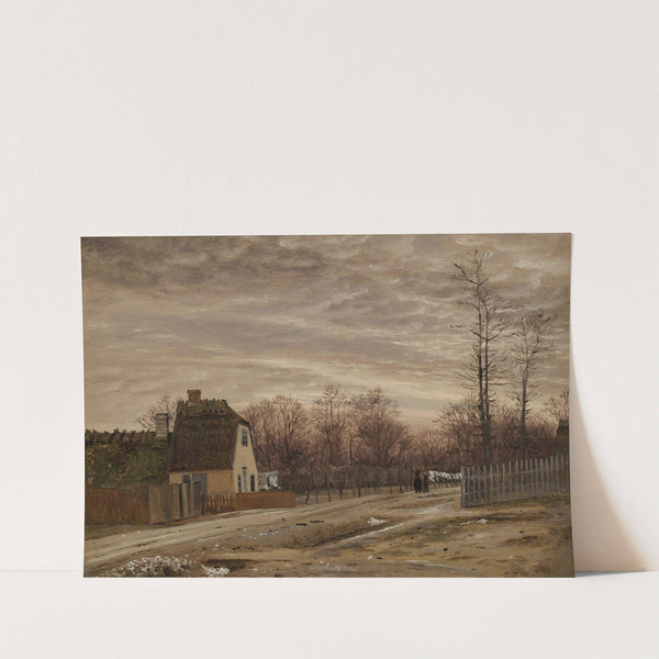 Evening after a Thaw. Taabæk, North of Copenhagen by Vilhelm Kyhn