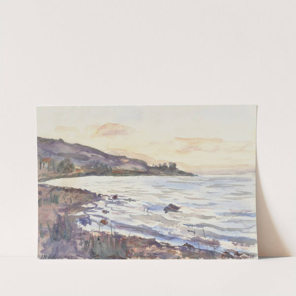 Evening at Lake Kinereth by Jakob Nussbaum