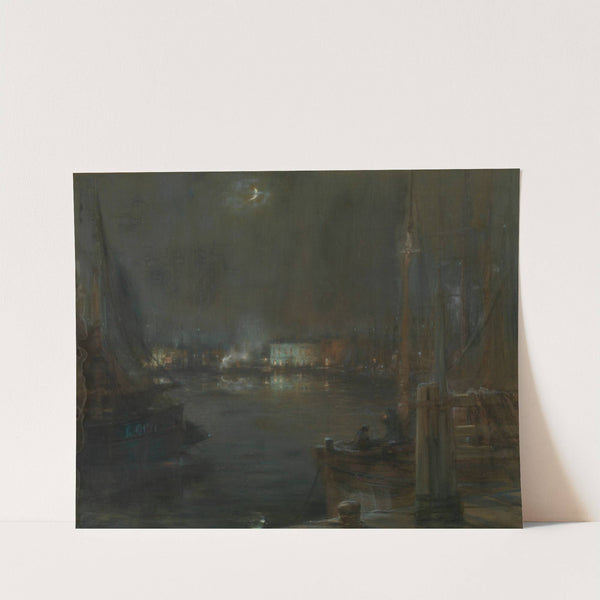 Evening at the Ostend Harbour by Lieven Herremans