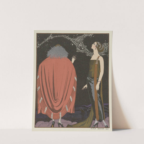 Evening Attire (1921) by George Barbier