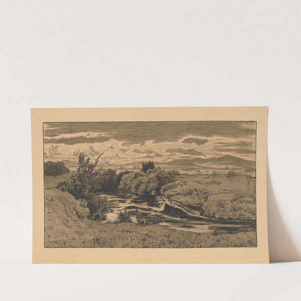 Evening by the Nidda River (1897) by Hans Thoma