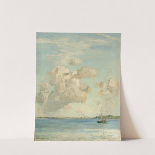 Evening clouds (1911) by Eugen Bracht