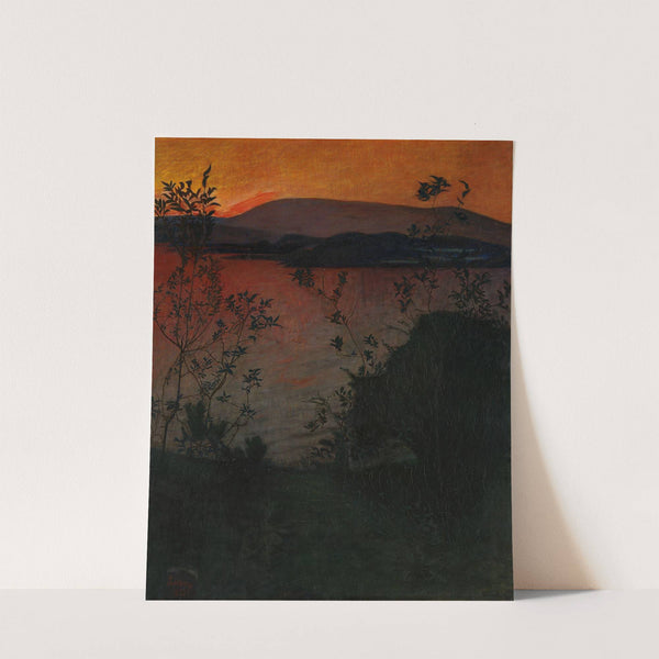 Evening Glow by Harald Sohlberg