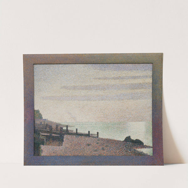 Evening, Honfleur (1886) by Georges Seurat