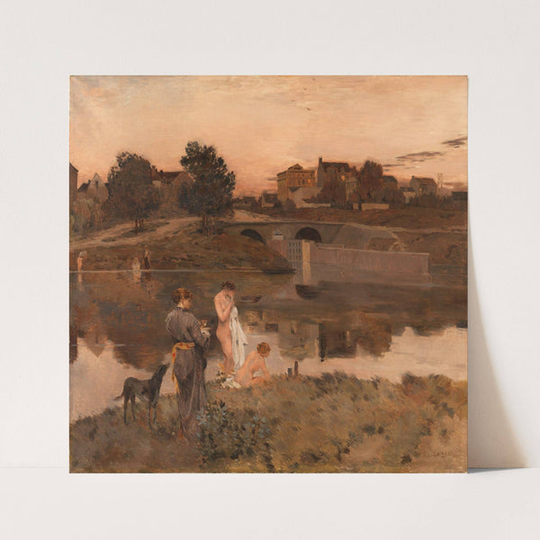 Evening in Auvers (1865-1900) by Jean Charles Cazin