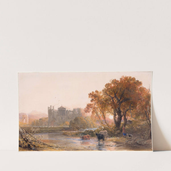 Evening in Italy—the Deserted Villa (1845) by Samuel Palmer