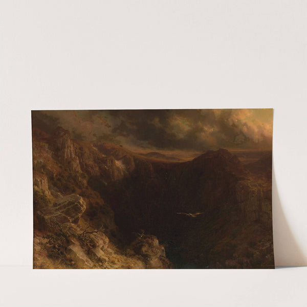 Evening in the mountains by August Behrendsen