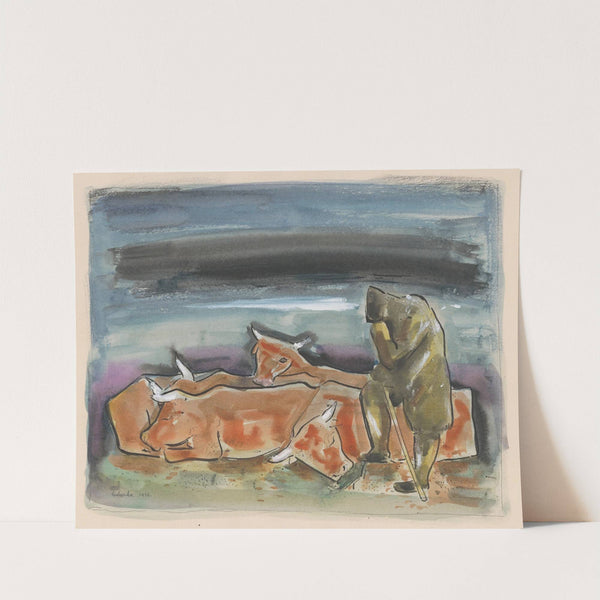 Evening in the Pasture by Mikuláš Galanda