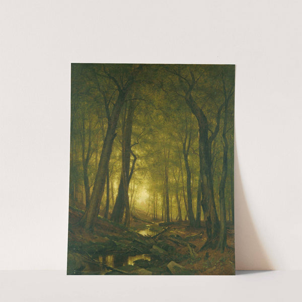 Evening in the Woods by Worthington Whittredge