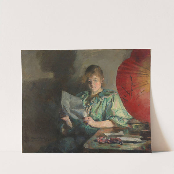 Evening, Interior by Harriet Backer