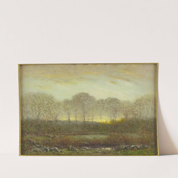 Evening Landscape by Dwight William Tryon