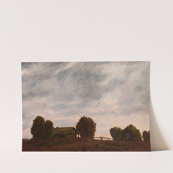 Evening landscape (1941) by Felicjan Szczęsny Kowarski