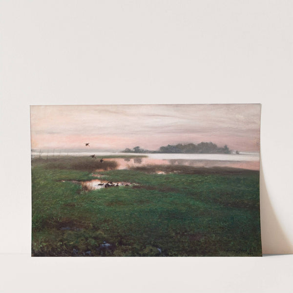 Evening Landscape (1902) by Bruno Liljefors