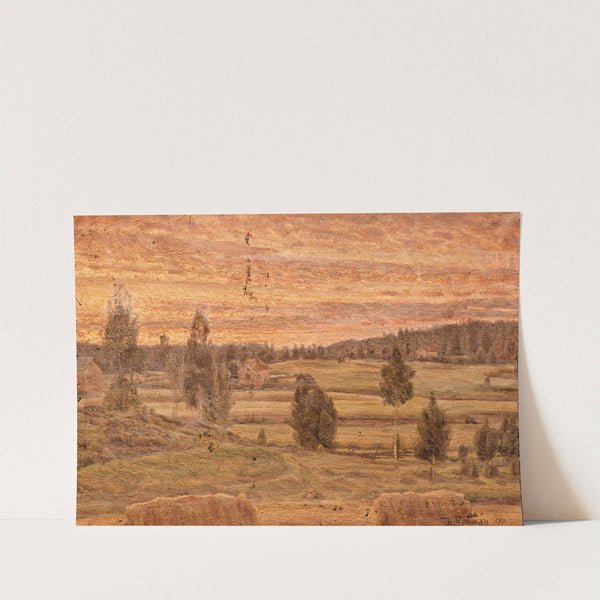 Evening Landscape (1897) by Herman Norrman