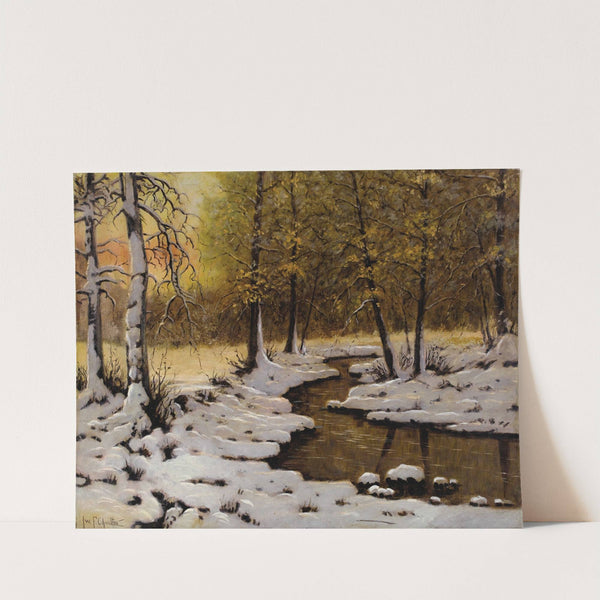 Evening Light by Ivan Fedorovich Choultse