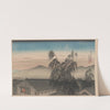 Evening moon at Kobe (1920) by Hashiguchi Goyō