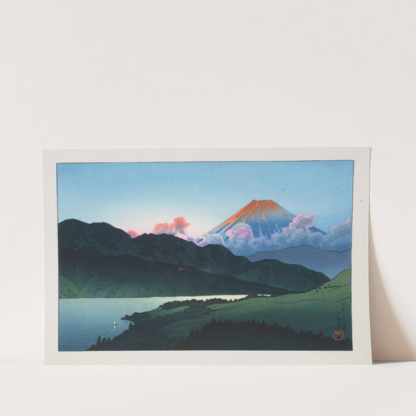 Evening of Mount Fuji from Lake Ashino-ko (1935) by Kawase Hasui