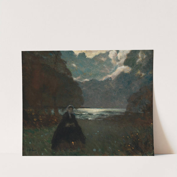 Evening on a Lake by Peter Alexandrovitch Nilouss